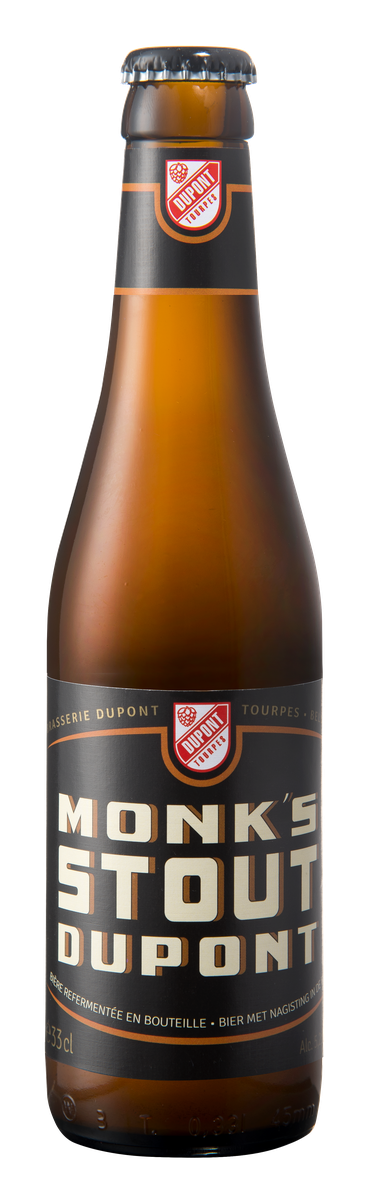 5410702001314 Monk's Stout Dupont 33cl - Official HD bottle packshot Dupont Brewery